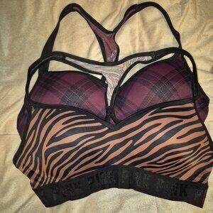 7 VS/Pink Lined Bras Various Styles (Medium)